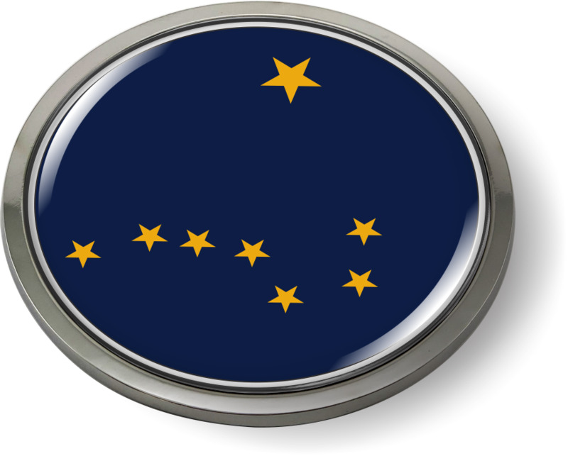 Alaska - State Flag Emblem Alaska - State Flag Emblem